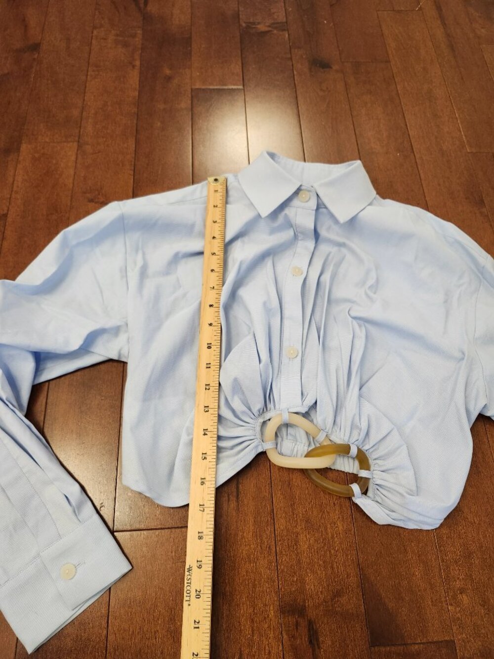 Christopher Esber women's long sleeve button up in size 8 - Picture 8 of 9